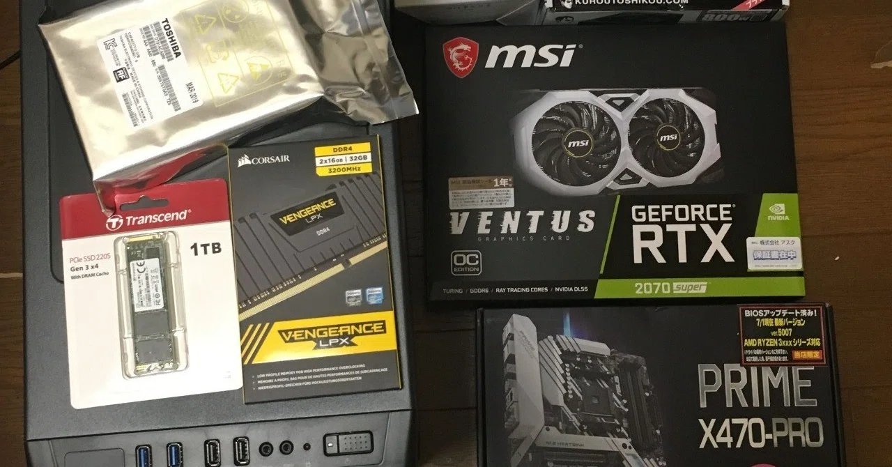 PC Ryzen7 3700x RTX2060super メモリ16GB PC Ryzen7 3700x RTX2060super メモリ16GB