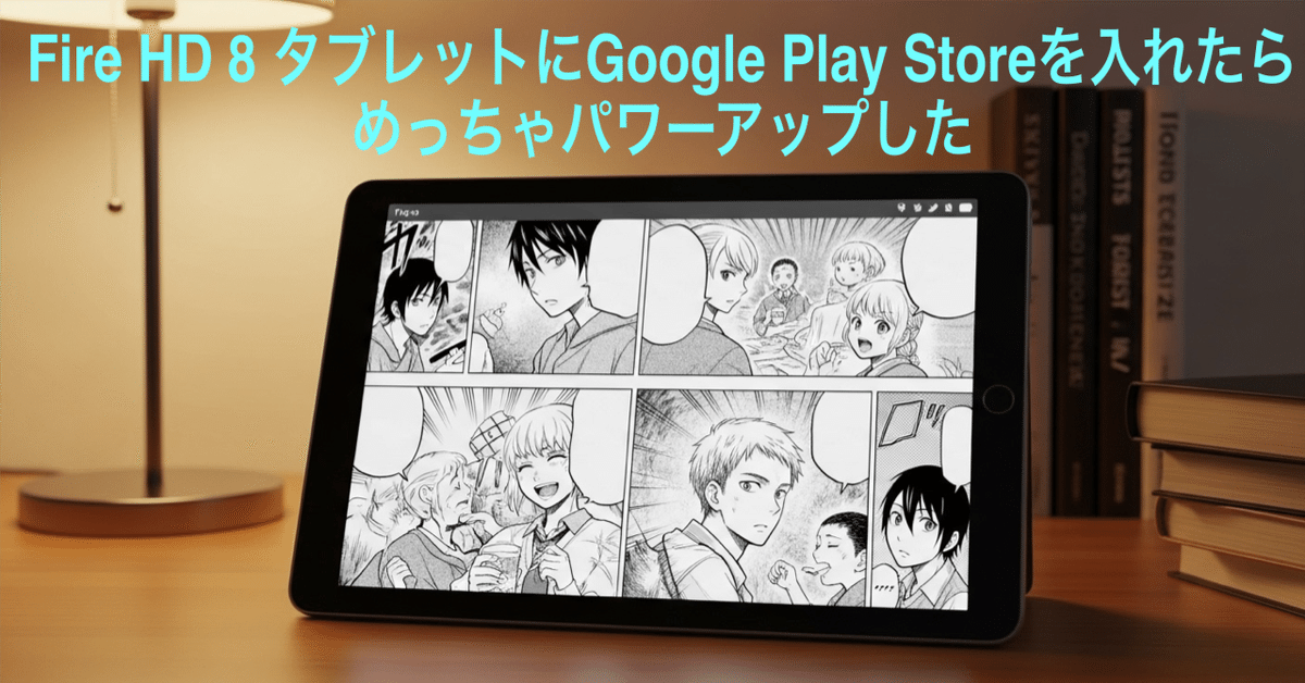 【Google Play Store導入済】　fire HD 8 Fire HD 8(第12世代)にGoogle Play Storeをインストールする手順