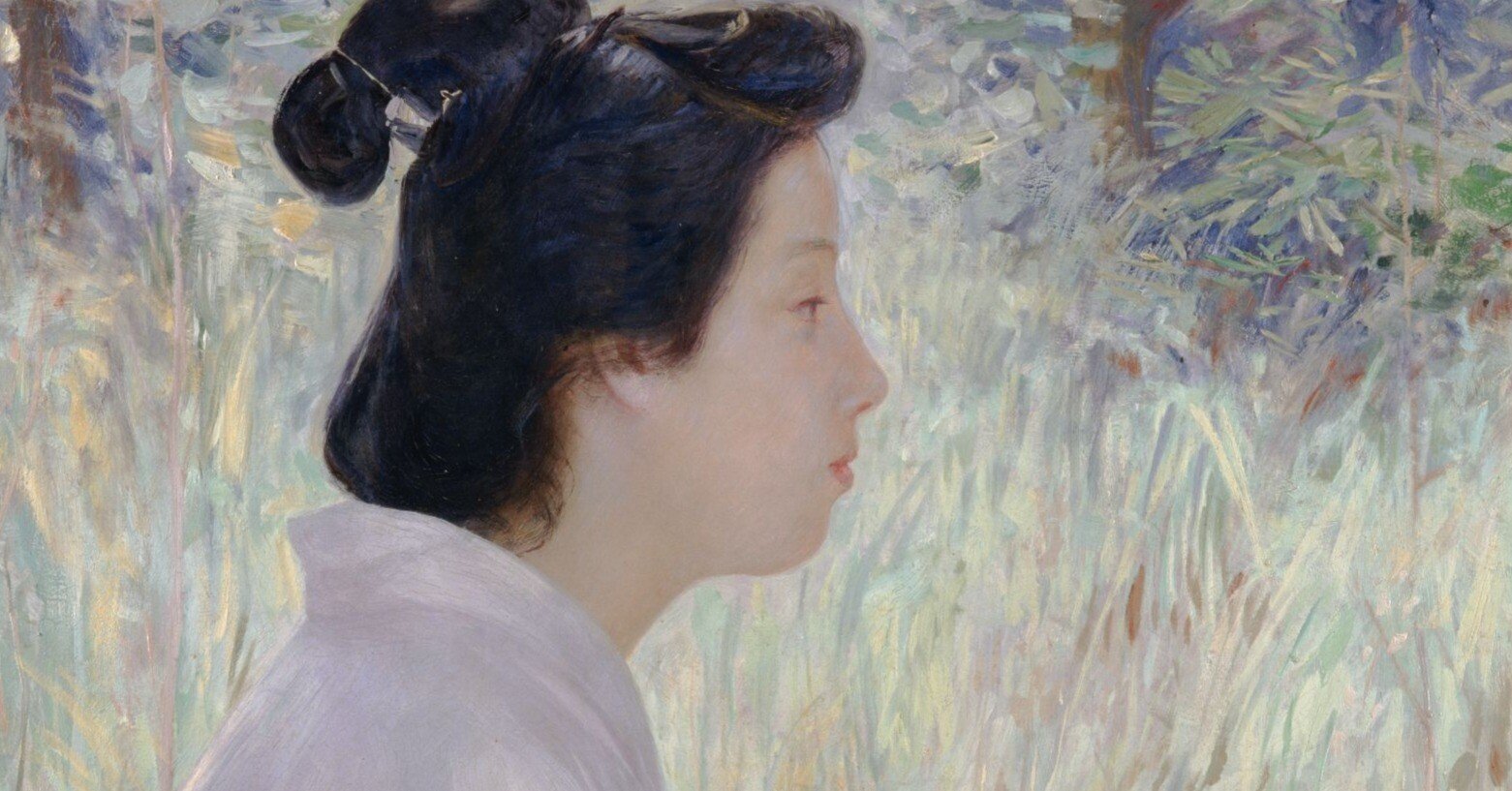 作品一覧】岡田三郎助《くもり》｜講談社野間記念館