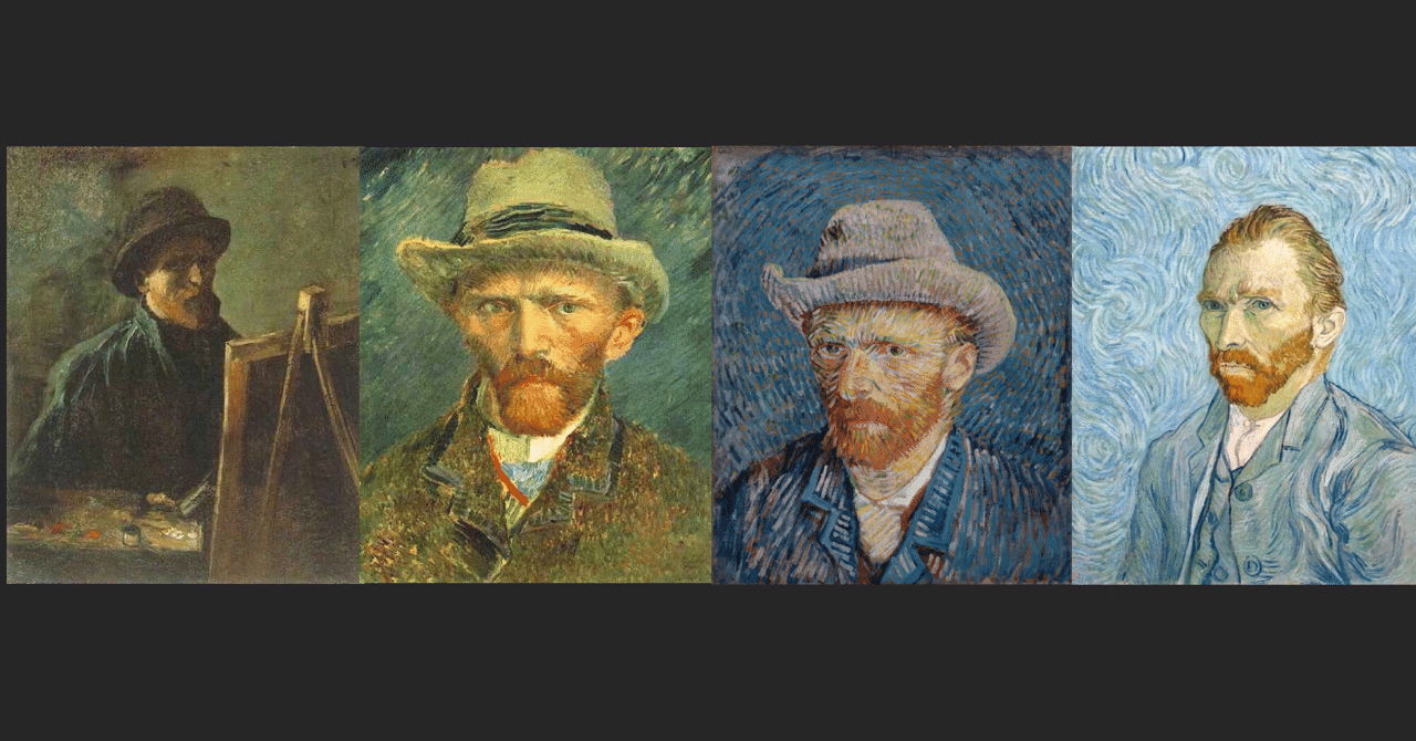 ゴッホの魅力解説します！/自画像で見る！ゴッホの作風変化！｜美術