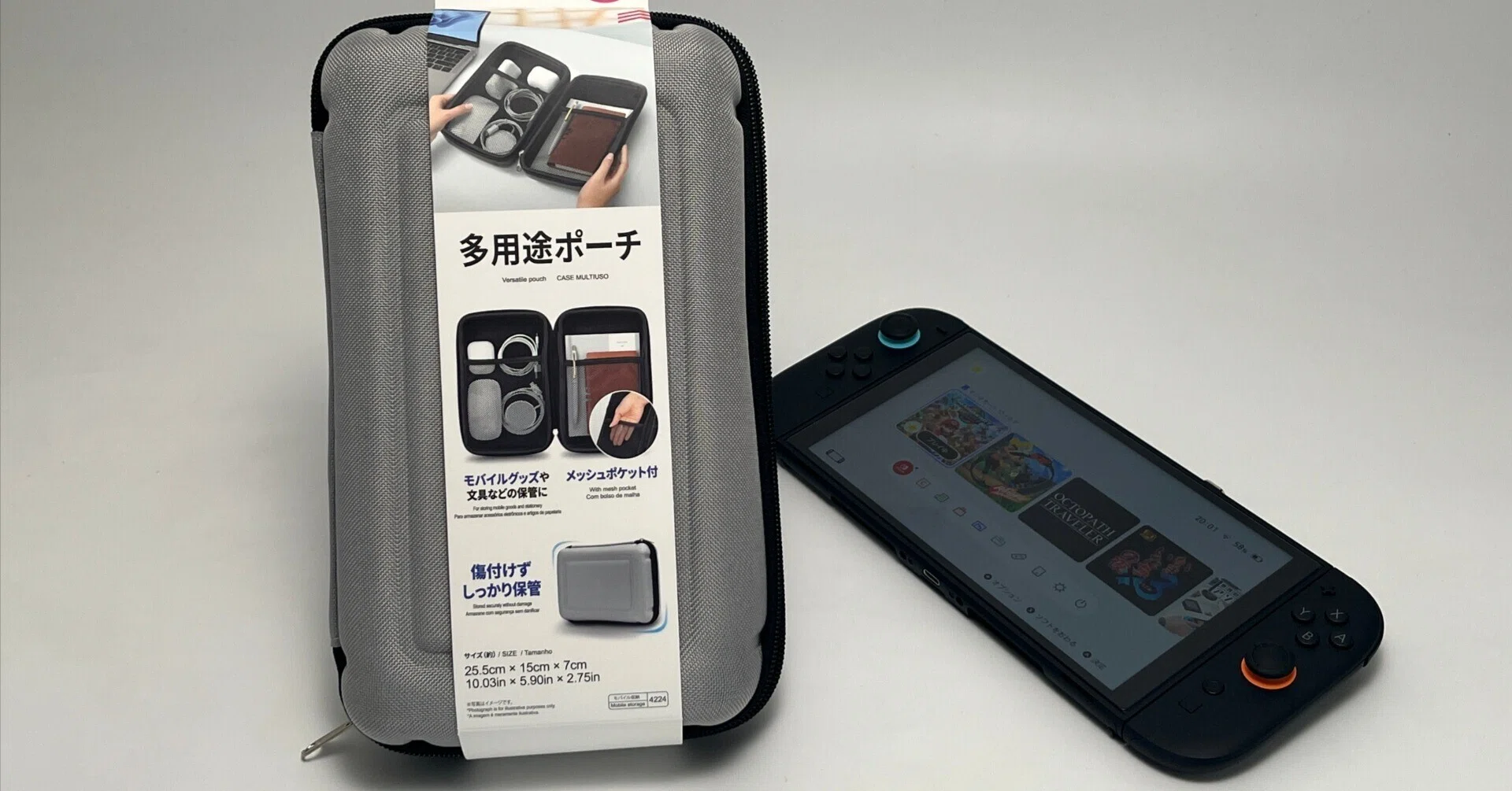 Nintendo Switchグレー 本体 キャリングケース MicroSD 【公式通販】