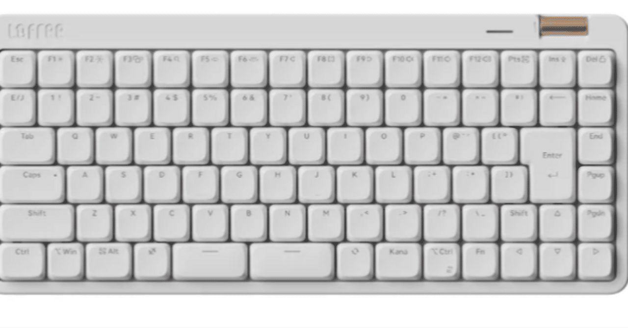 Lofree のJIS配列キーボードが出るぞ！！ Flow Lite JIS｜ゆるガジェ