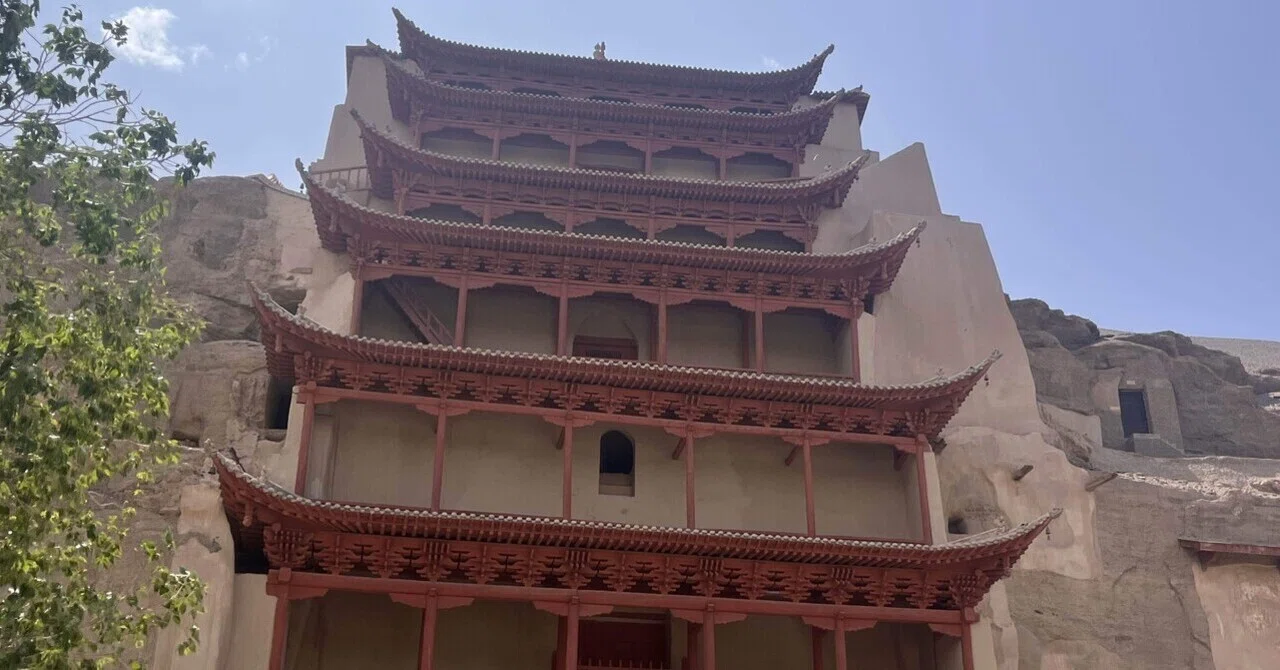 张掖敦煌🏜️留学最後の旅行に行った7️⃣敦煌莫高窟、鸣沙山月牙泉