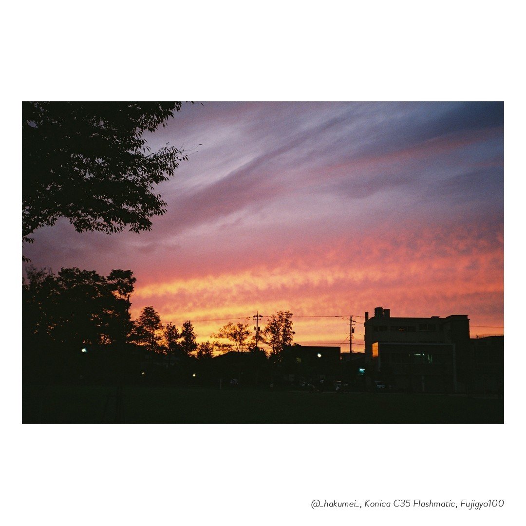my camera] Konica C35 Flashmatic｜薄明