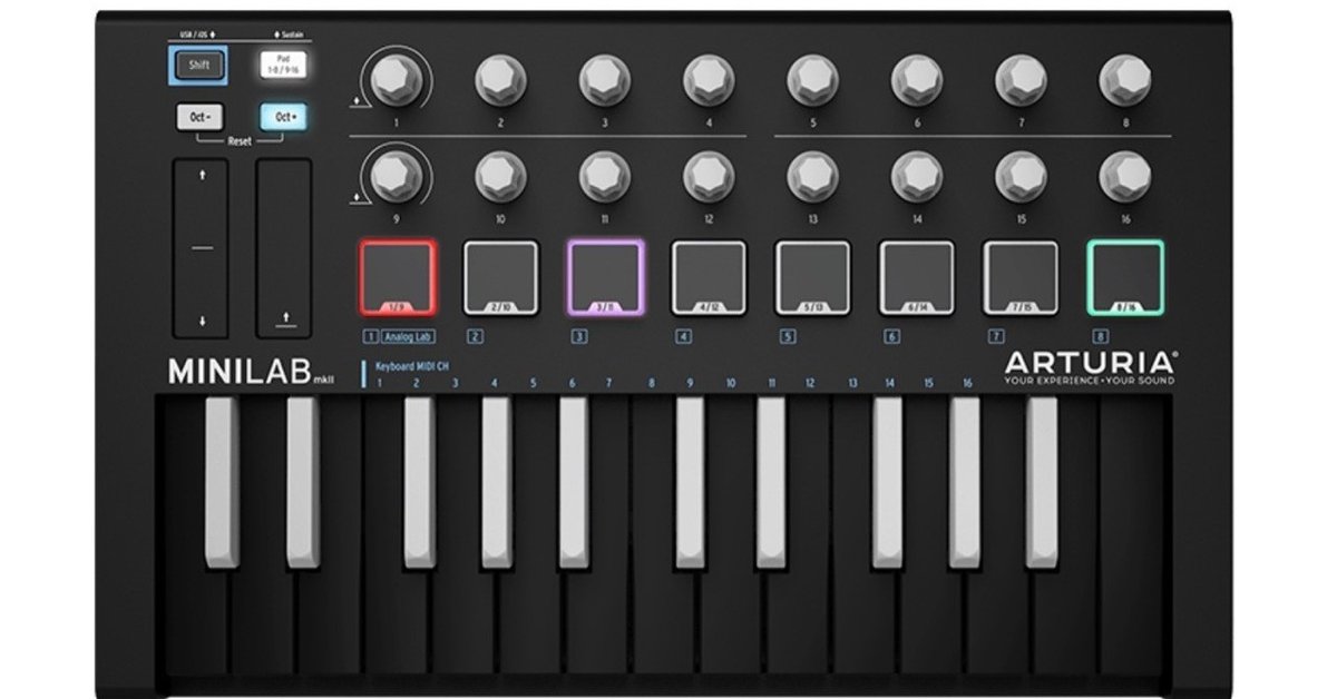 Amazon.com: Arturia - MiniLab MkII - Portable MIDI