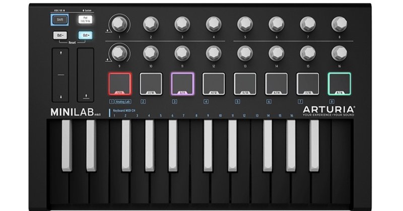 リバースカラー カッコよすぎるmidiキーボード アノニマスdtm編集部 Note