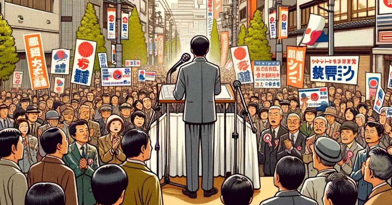 街頭演説の人だかりから紐解く「誰かが見てる、が最大の広告」|ミタマde散歩 KOBATAKU