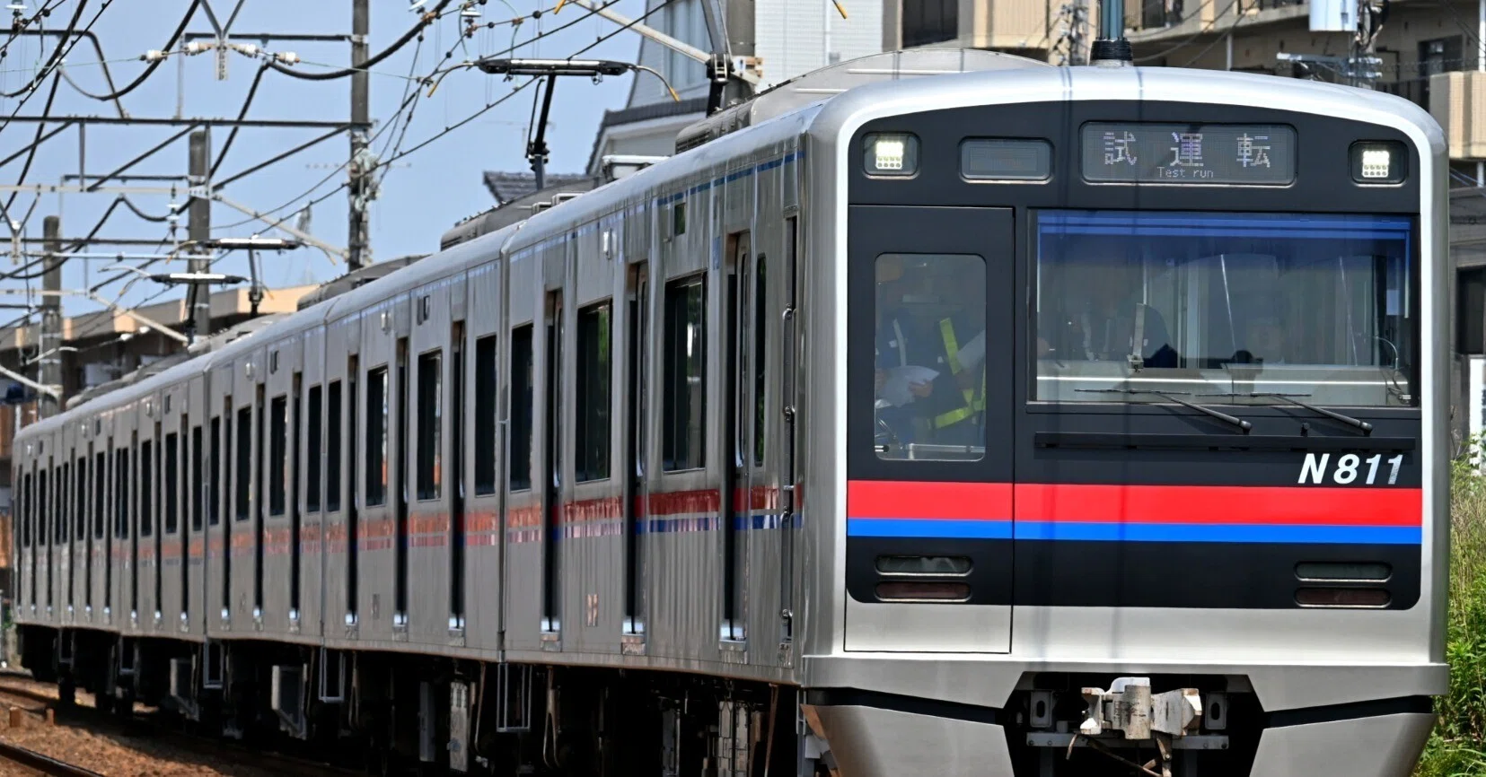 京成松戸線N800形 京成カラー編成が遂に試運転走行！｜隣の芝生は隣の芝生