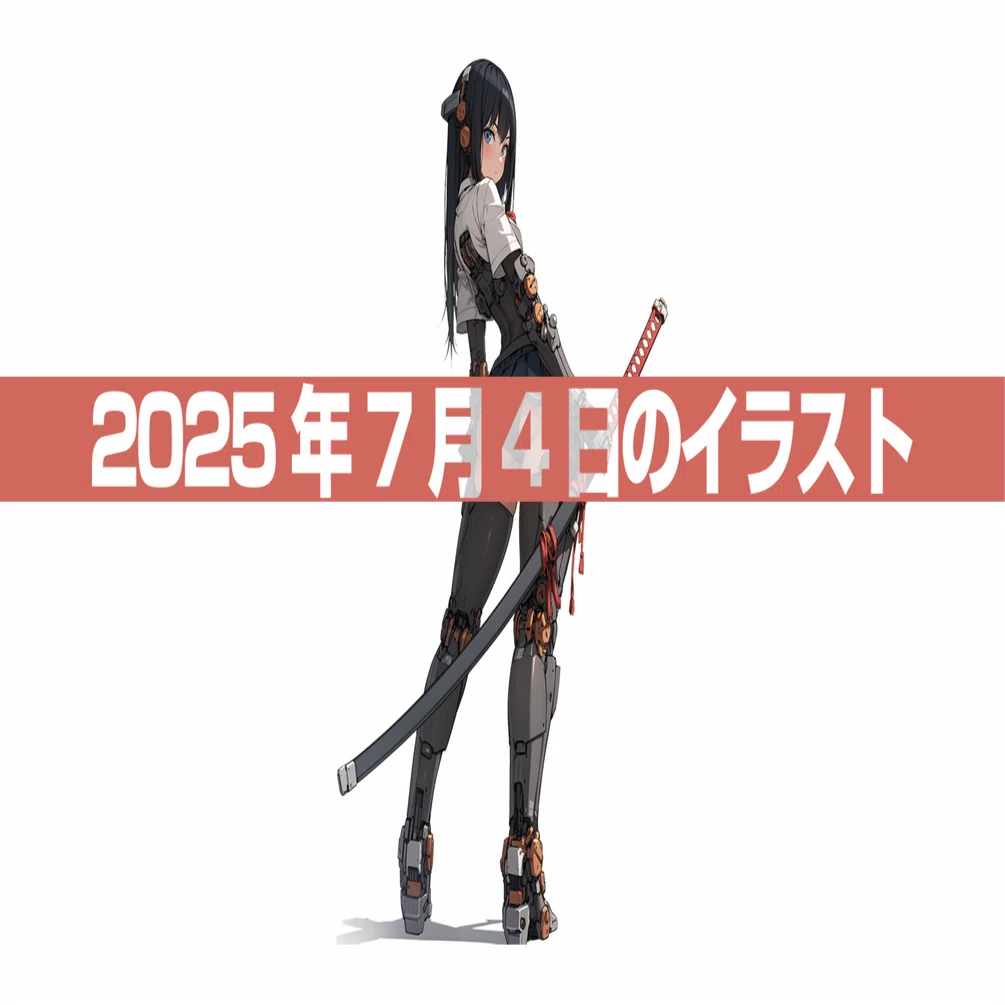 AI画像生成】2025年7月4日のイラスト【雑記：全体ビュー数が3万を突破