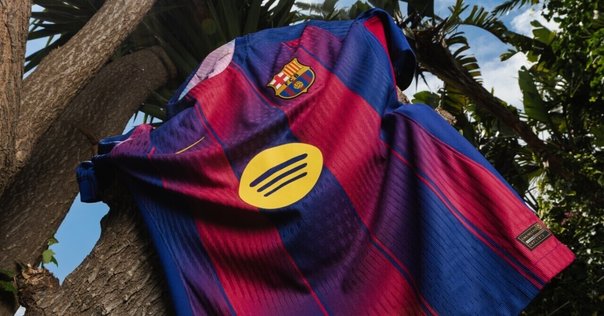24-25 バルセロナ Spotify ユニフォーム（A） NIKE FCバルセロナ 24/25 ユニフォーム ホーム 半袖 レプリカ
