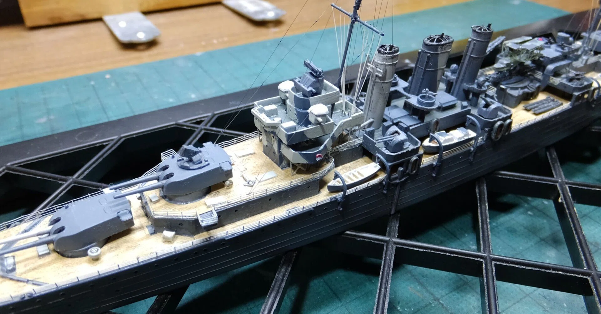 HMS County Class 1941 英国海軍カウンティ級1941制作記 #3 (Aoshima 1