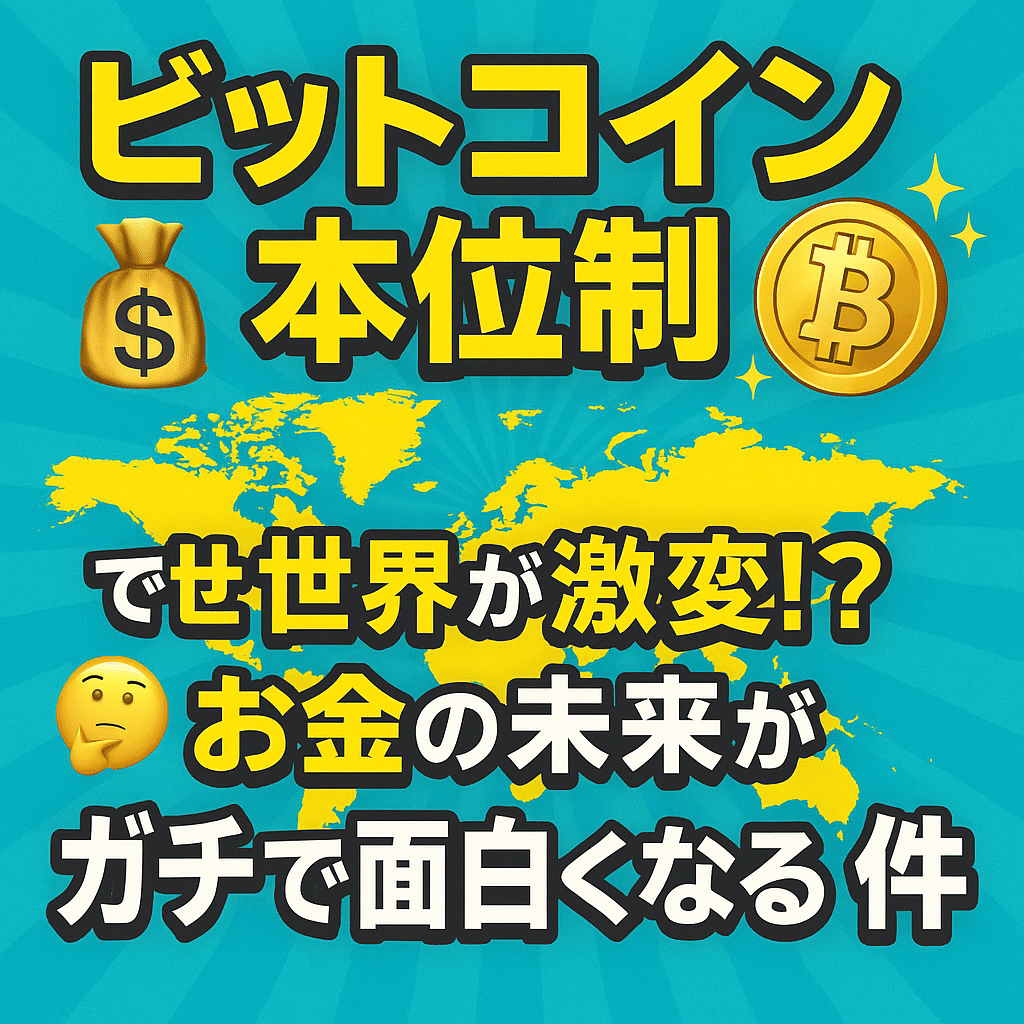 💰ビットコイン本位制で世界が激変！？お金の未来がガチで面白くなる件｜ヒロム現役自転車整備士