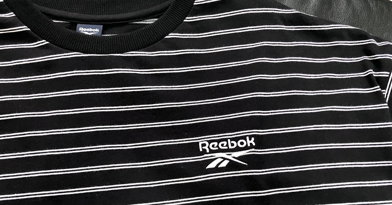 Reebok ボーダーロンＴ　新品　M ブラック しまむらでReebokのボーダーTを買いました｜MWM MIZORAH