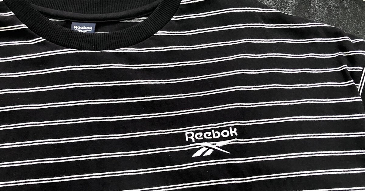 ★新品 everyone reebok ボーダーT Lサイズ グレー しまむらでReebokのボーダーTを買いました|MWM MIZORAH