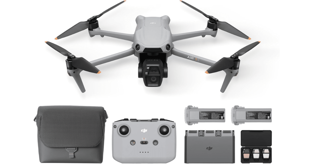 DJI Air 3S Fly Moreコンボ RC-N3 カメラドローン｜GetGadgetGot
