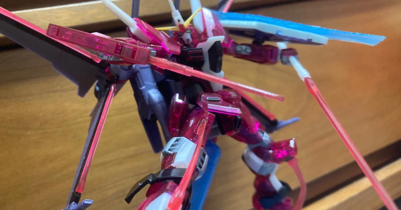 インフィニットジャスティスガンダム弍式　塗装完成品　部分塗装　HG HG インフィニットジャスティス弐式 部分塗装 簡単フィニッシュ｜SC30