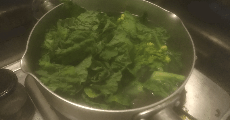 菜の花の味噌汁 2 27 食べたもの 神田 Note