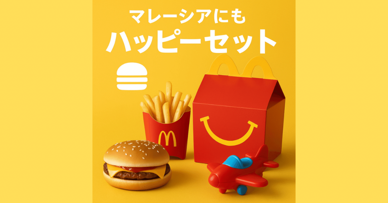 マレーシアにもハッピーセットあります🍔｜照り摩訶不思議なマレーシア