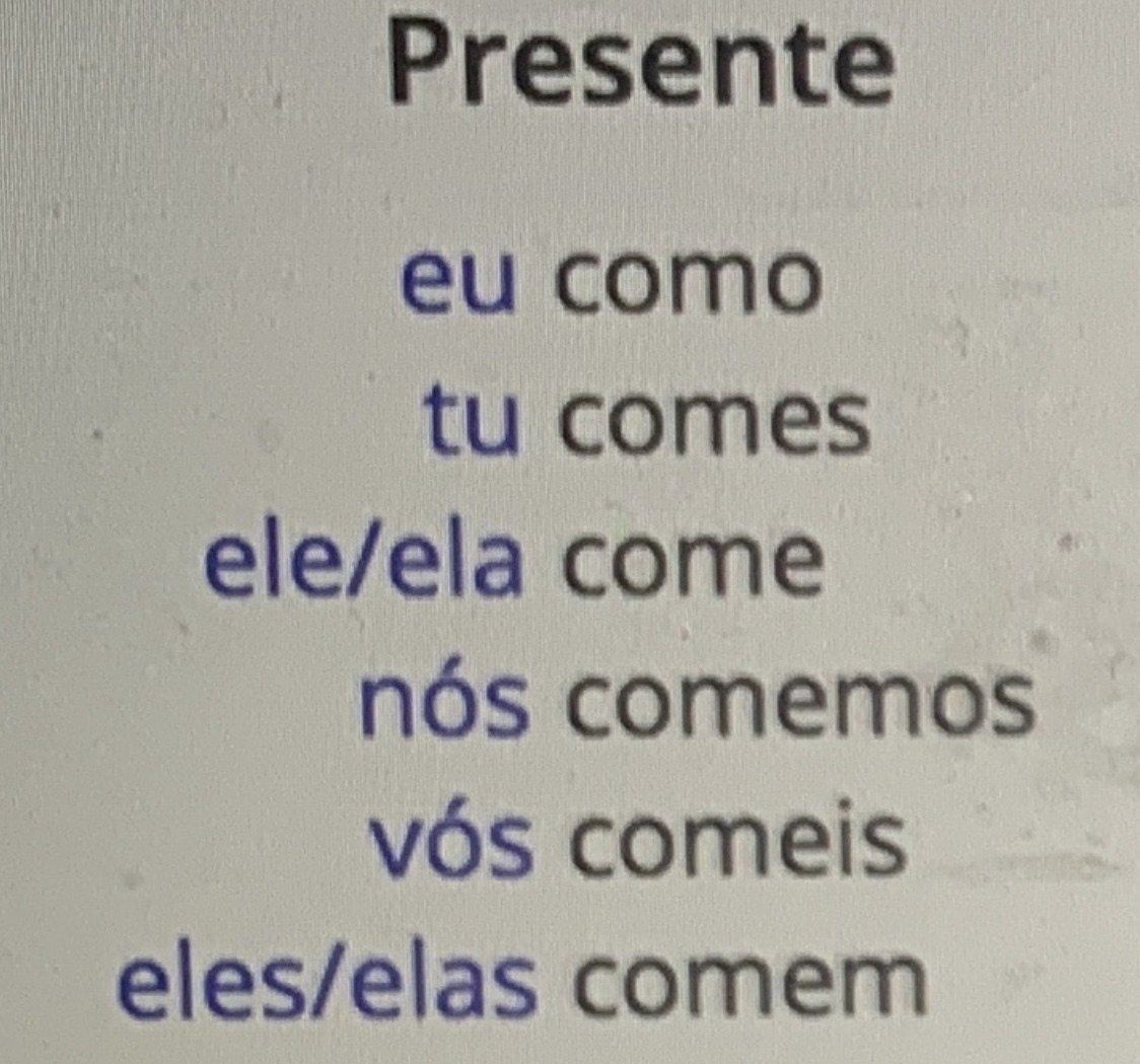 ブラジル生活19日目 語学学校 ポルトガル語は動詞活用の種類が多い 最低限覚えるべき動詞活用とは ブラジル駐在妻の日常 現地生活 Happy Life Note