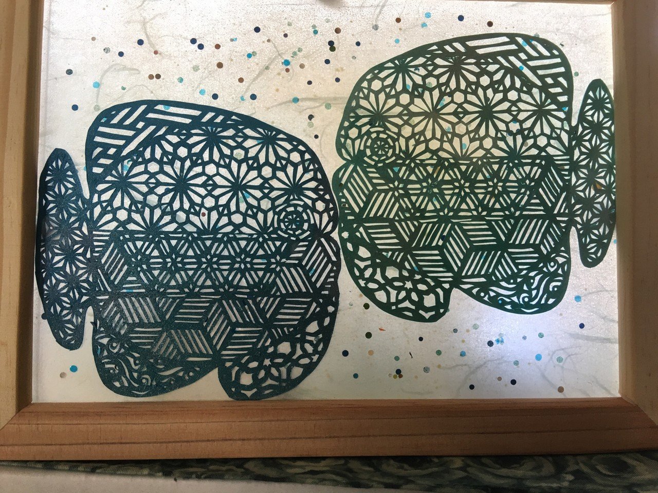 切り絵アート さからのにらめっこ Frau Schnitt Note 切り絵アート さからのにらめっこ Frau Schnitt Note