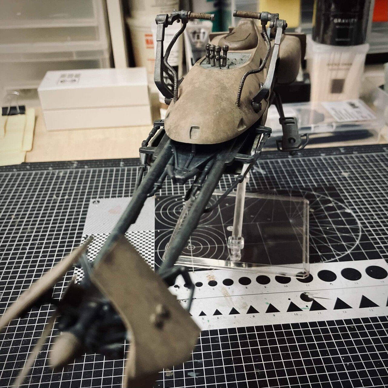 100％筆塗りmpcスピーダーバイク完成の巻｜マテラボ 【G PARTS