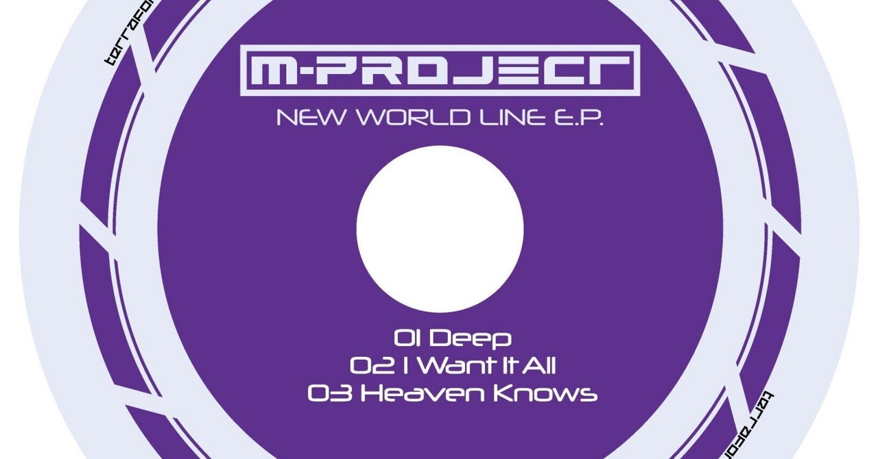 邦楽 M-Project / New World Line E.P. M-Project - New World Line E.P.、TDOH2025で限定販売！｜TDOH2025