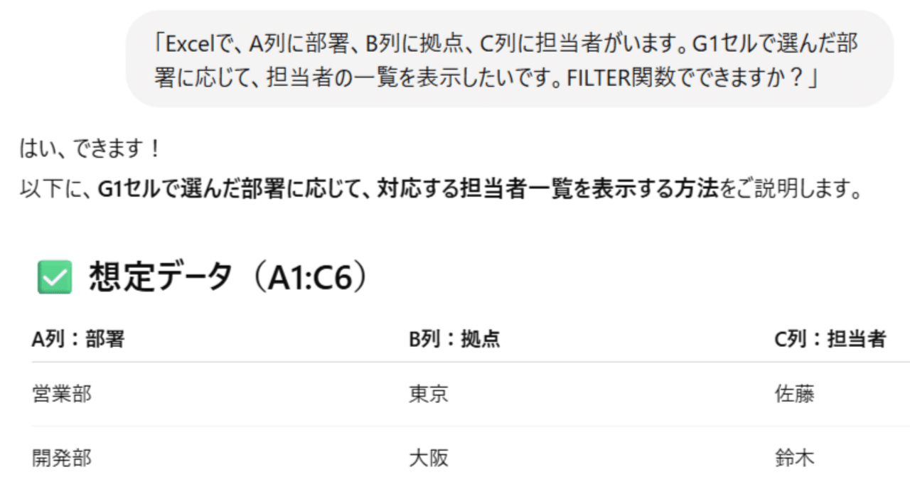 Excel関数×ChatGPT】もう迷わない！ExcelでChatGPTに聞くときのコツと