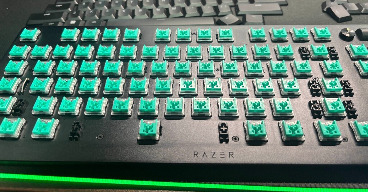 Razer DEATHSTALKER V2 光学ゲーミング キーボード 紫軸 2023年】Razer