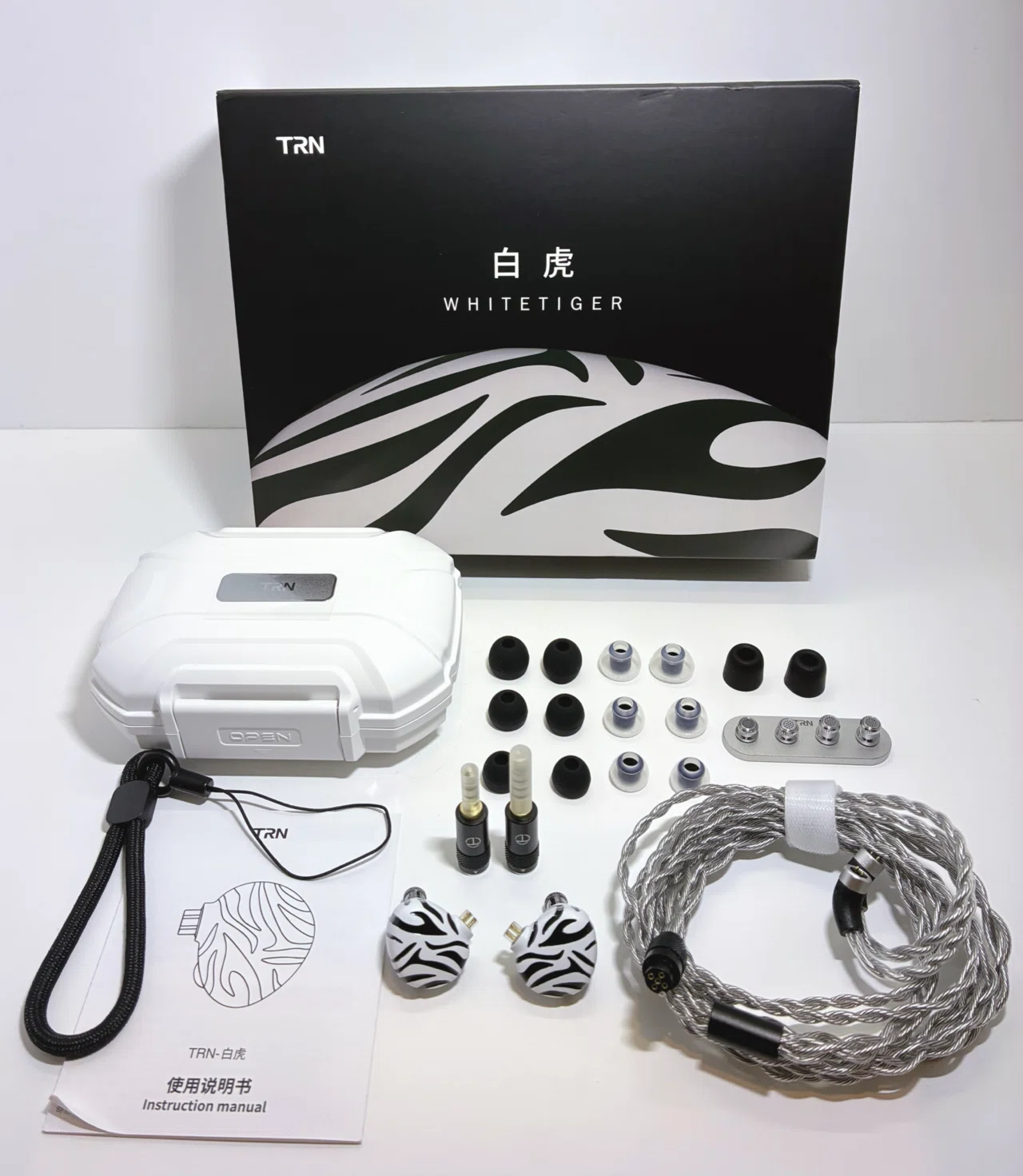 付属品未使用　TRN WHITETIGER & SHELL イヤホンセット TRN【White Tiger】感想レビュー #️⃣28｜たなやん@IEM_gamer
