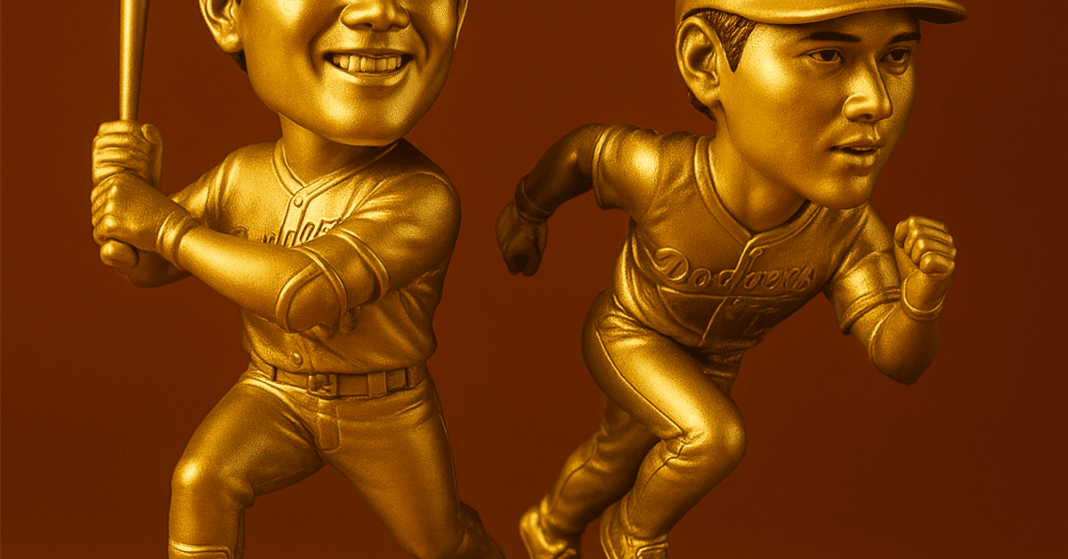 大谷翔平 【限定】ボブルヘッド　ゴールド　50/50　ゴールデン　ドジャース Amazon.co.jp: 2024個限定 大谷翔平 ボブルヘッド 50 50 ビッグ