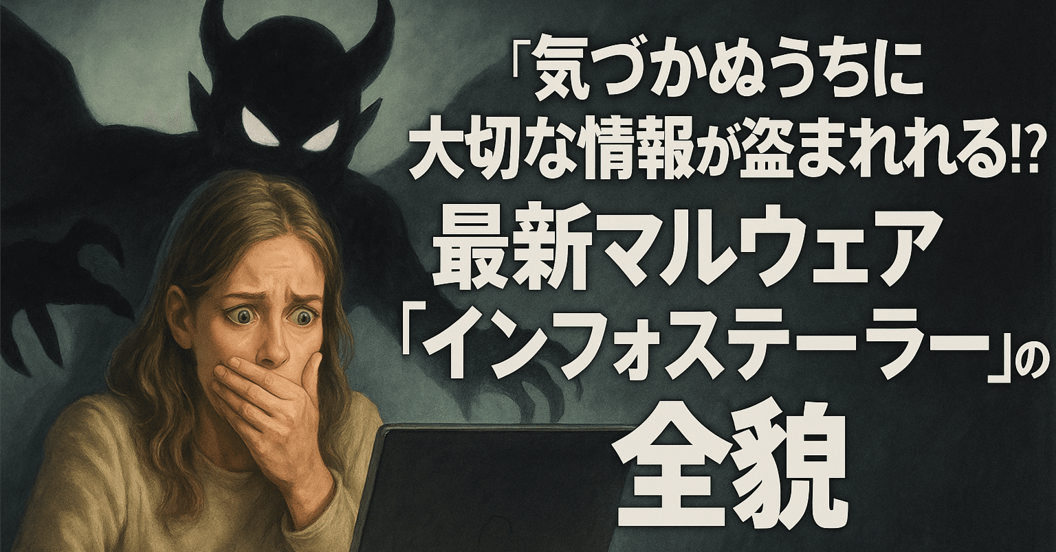 気づかぬうちに”大切な情報が盗まれる!? 最新マルウェア「インフォステーラー」の全貌｜黒ピション/AI特訓中