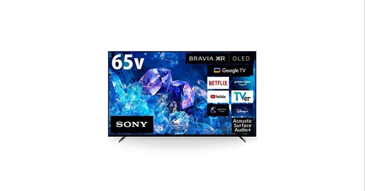 SONY BRAVIA 2023年製 XRJ-65A80K 4K有機EL 65型 Amazon | ソニー 65V型 4K 有機EL テレビ ブラビア XRJ-65A80K