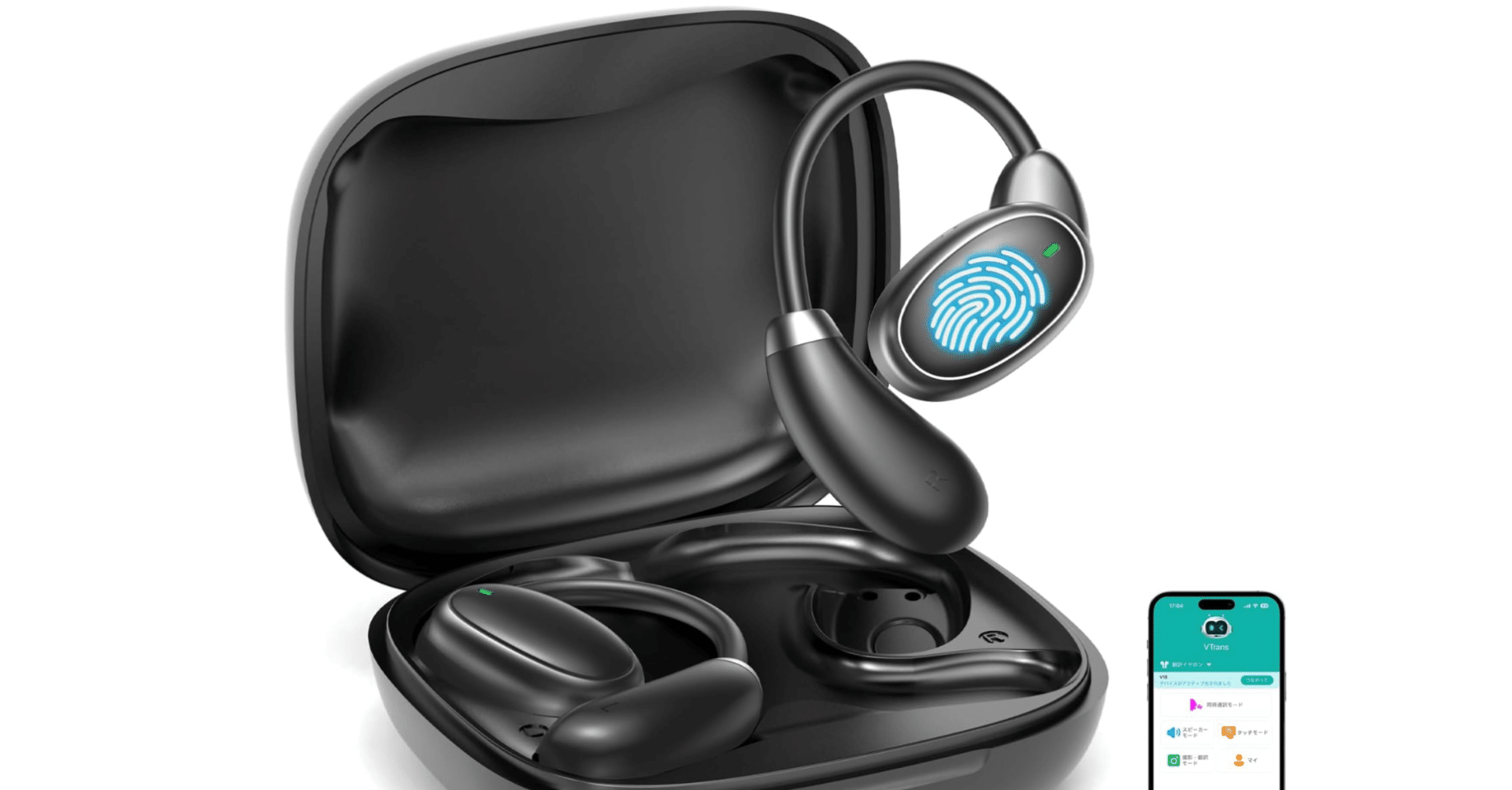 VTrans AI Earphone ブラック