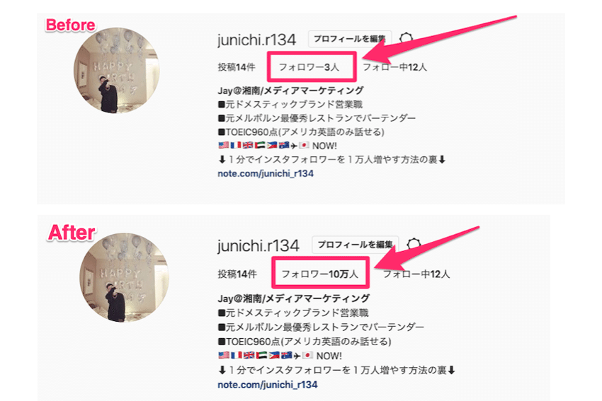 暴露】1分でツイッターやインスタグラムのフォロワーを1万人