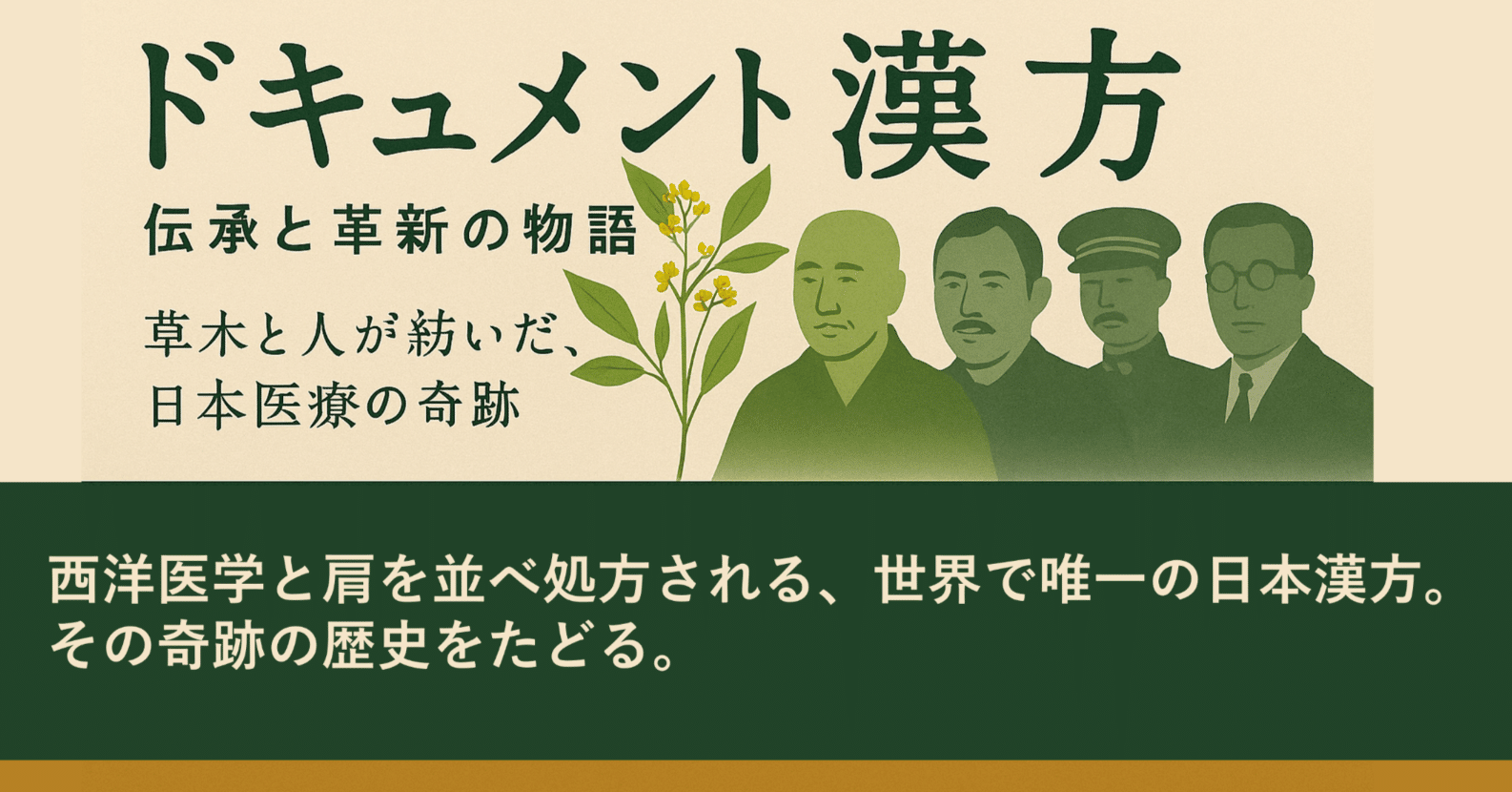 漢方の歴史— 「ドキュメント漢方」伝承と革新の漢方ストーリー【全文