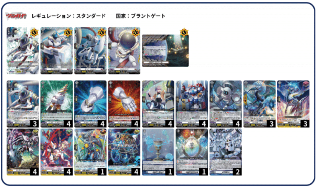 FR ヴァンガード シルエット デッキパーツ ヴァンガード デッキ紹介】 ギガントアームズ シルエット 〜ツイン釘