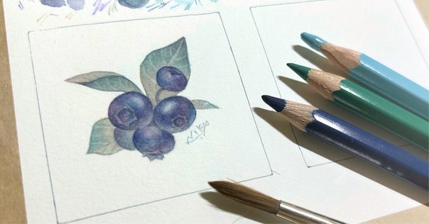 misaです 色鉛筆画　手描き原画 𝚂𝚑𝚒𝚖𝚊 𝙺𝚒𝚜𝚑𝚒𝚍𝚊🇯🇵 | リクエストで#misamo #ミナ