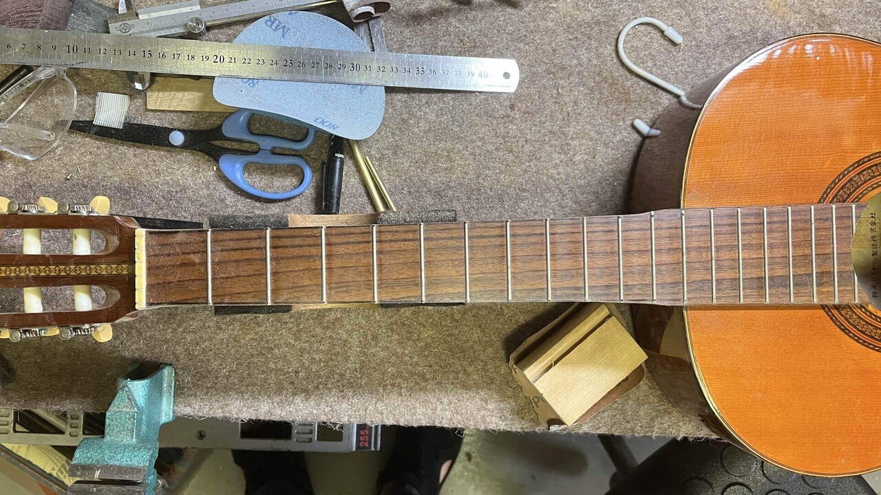 ジャンクギター遊び】鈴木ギター 第34-R号 ネックリシェイプ