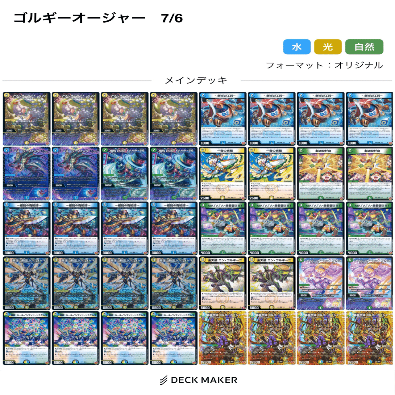 トリーヴァゴルギーオージャー』を発売前一週間研究した所感（リスト