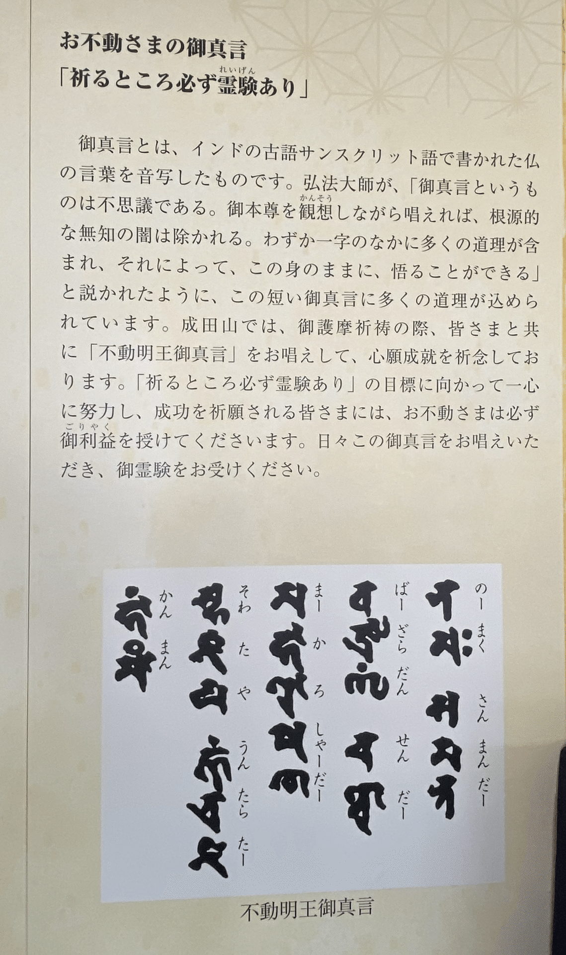 不動明王利剣 新成田山 縁起物 成田山 魔除御守 | お守り紹介厄除・災難除