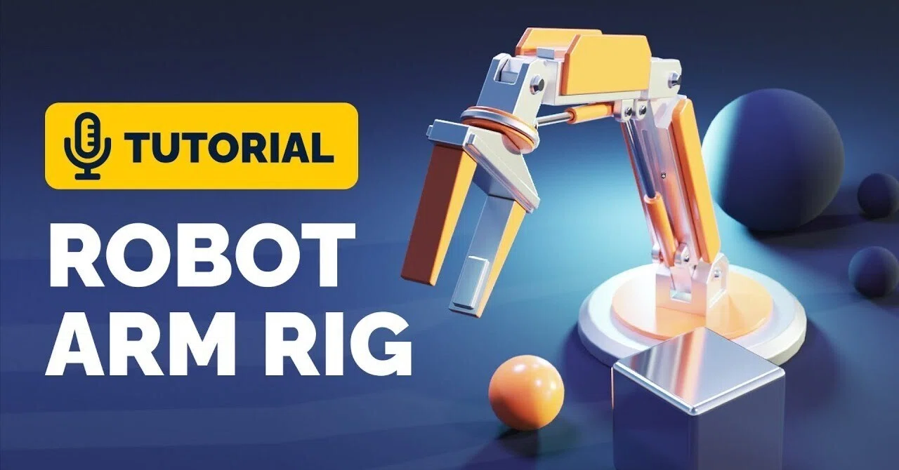 Robot Arm Rigging Tutorial in Blender 3.3｜アカルカネ｜CG ゲーム 映像クリエイター向け情報配信中📡