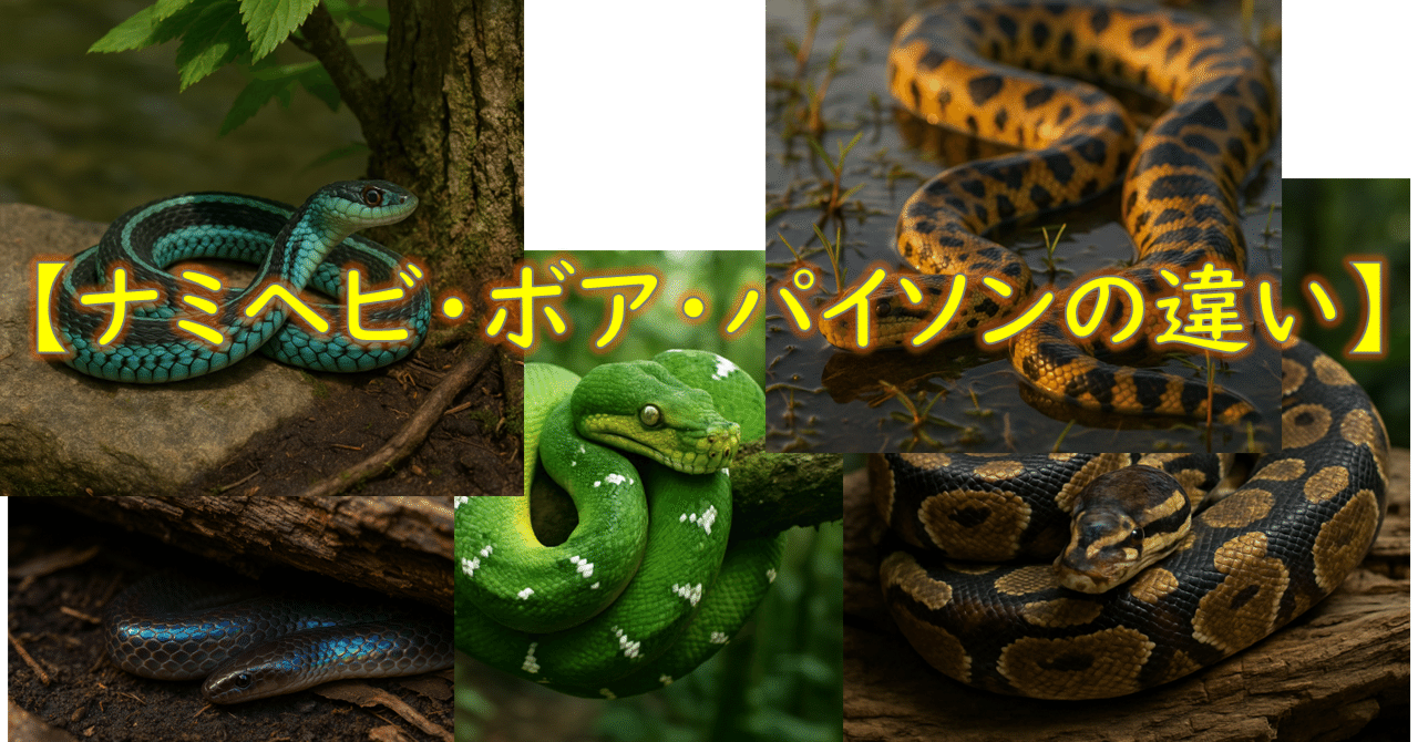 ヘビの本 2冊「ボア・パイソンの仲間たち」「アメリカ大陸のナミヘビ