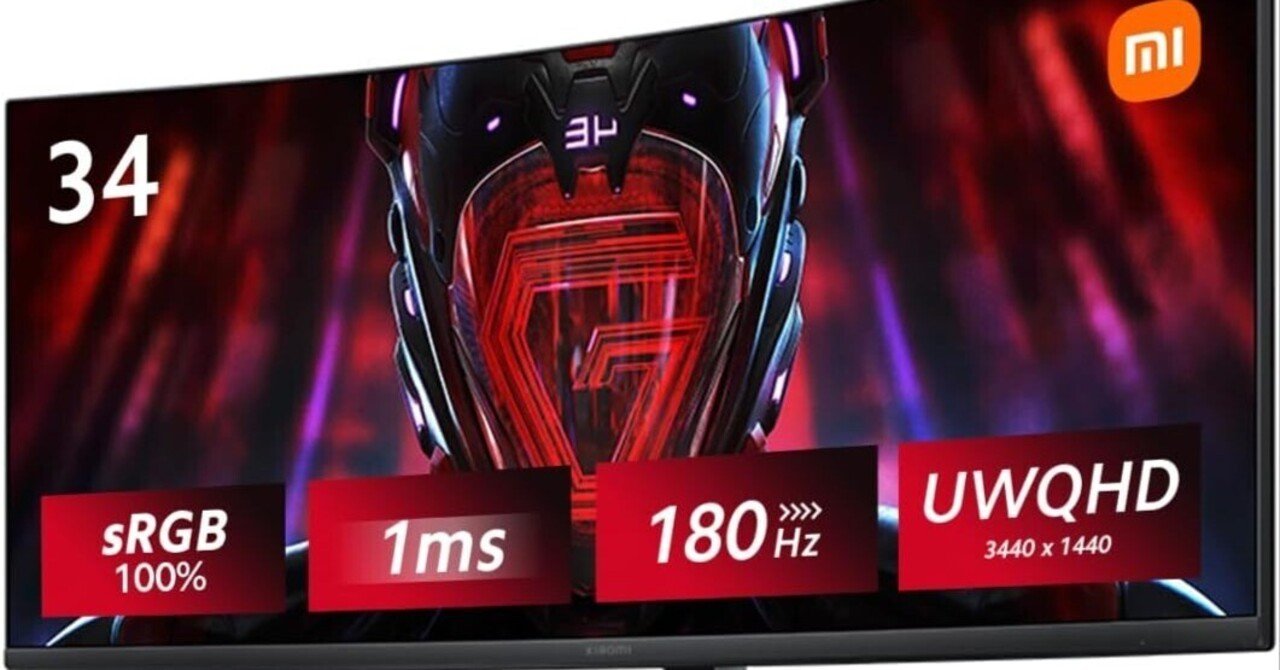 2025年8月購入品　Xiaomi ゲーミングモニター G34WQi 34インチ imgrc0098922298.jpg?fitin=272:272