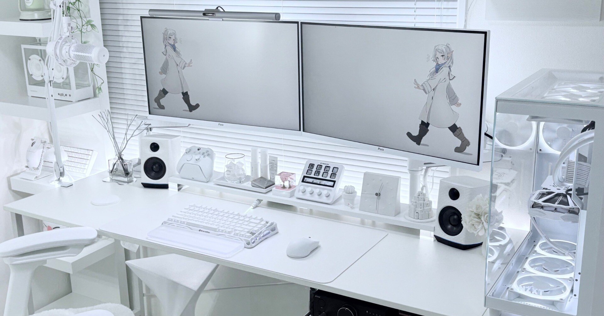 デスクレシピ】Xで7500いいねされた白デスク環境を全て紹介します