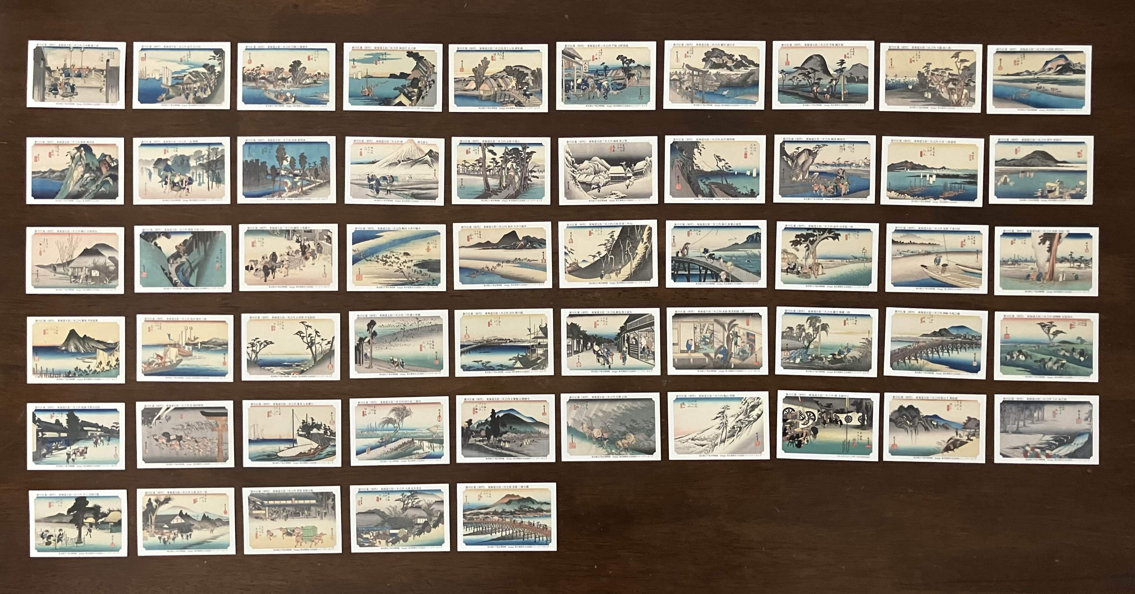 8年半かけて永谷園の「東海道五拾三次」を集めた｜ちゃびん