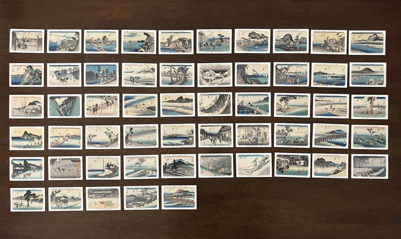 8年半かけて永谷園の「東海道五拾三次」を集めた｜ちゃびん