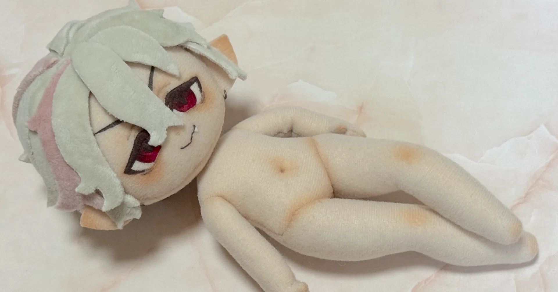 もっと大きいドール体型なぬいぐるみ(男性ボディ)の型紙と作り方｜LINK
