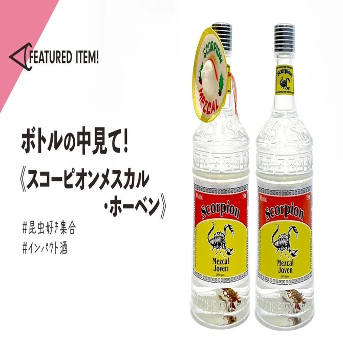 ボトルの中見て！《スコーピオン・メスカル・ホーベン》｜MICMAG
