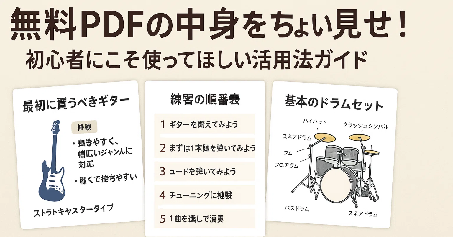 初心者にこそ使ってほしい！無料PDF中身ちょい見せ＆使い方ガイド 