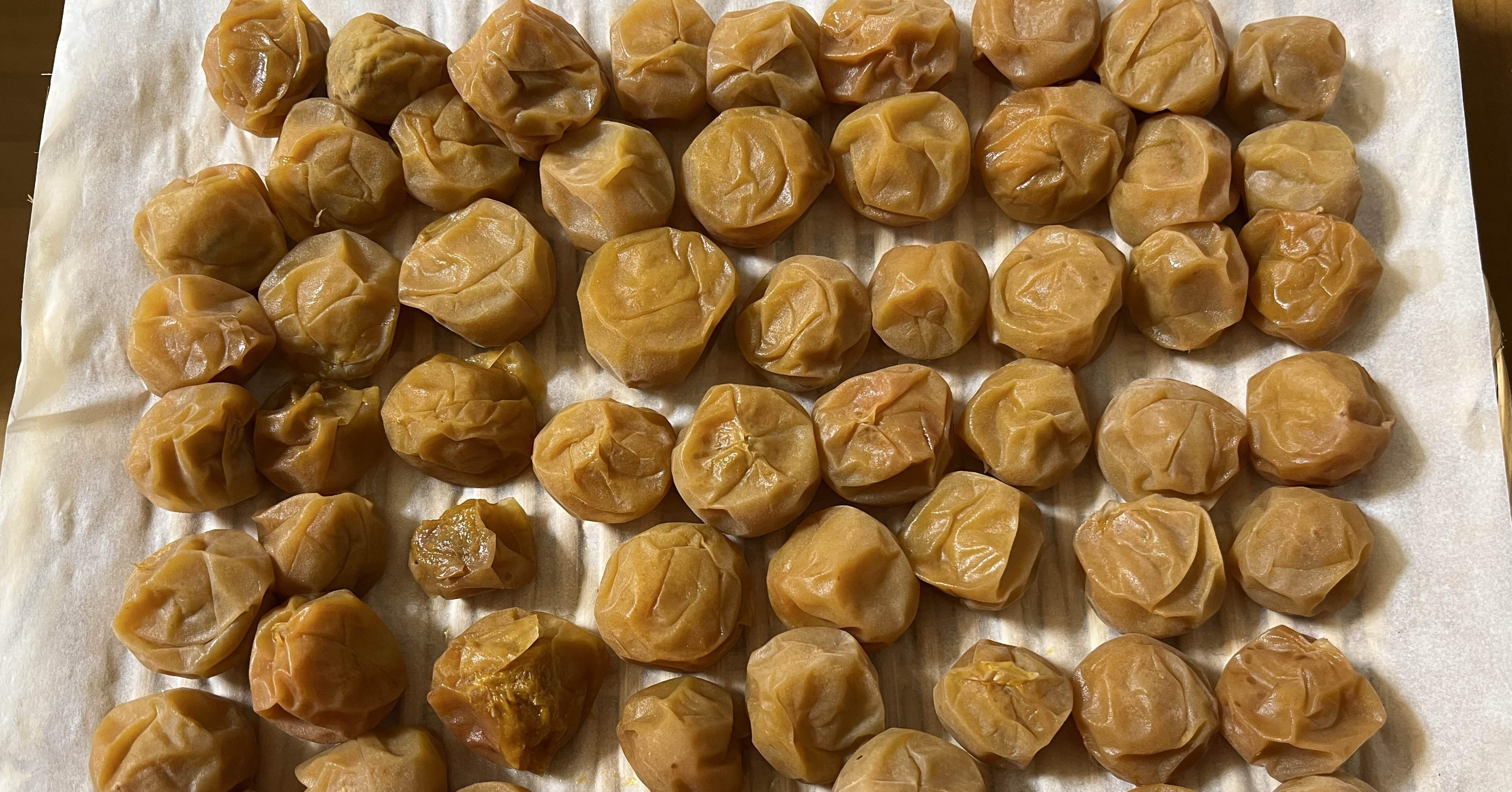 塩分10%・12%の十郎小町の天日干し、いち早く終了〜改めて梅干しの天